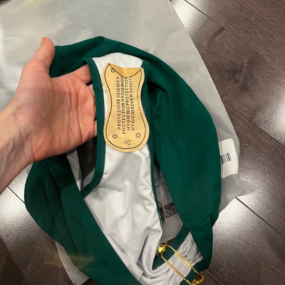 Commense Green Bikini with metal flower detail - Picture 5 of 8